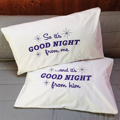 Looking for a good deal on pillow case quote? pillowcases funny two ronnies quote by twisted twee homewares | notonthehighstreet.com