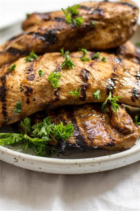 Pierce the chicken pieces with a fork to allow the marinade to penetrate the meat and place in a bag with the marinade for up to 2 hours. Balsamic Chicken Marinade • Salt & Lavender