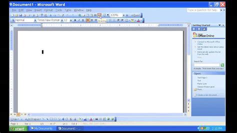 Command Toolbar And Icons Of Word Youtube