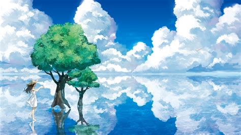 Animation Nature Sky Clouds Water Wallpapers Hd Desktop And