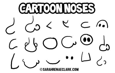 How To Draw A Nose Cartoon Step By Step