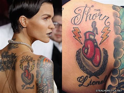 Top Ruby Rose Neck Tattoo Spcminer
