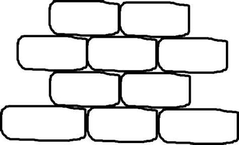 8 Best Images Of Printable Brick Template For Teachers White Brick