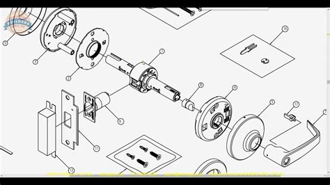 783f308 Corbin Russwin Lock Parts Cl3300 Cylindrical Lock Series Part