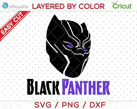 Black Panther Svgblack Panther Cut Fileblack Panther Cricut Etsy
