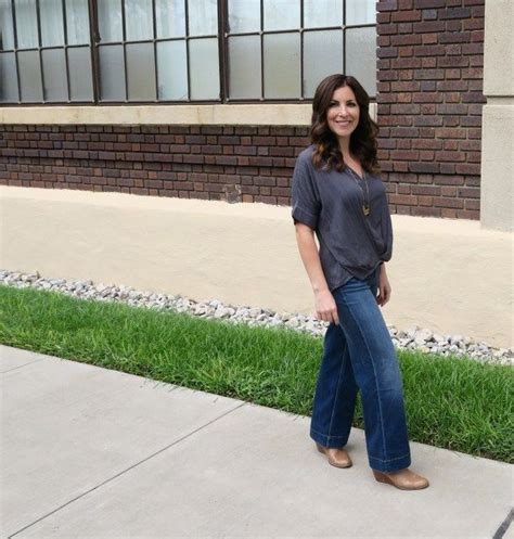 Channeling My Inner Joanna Gaines With Wide Leg Jeans Look Great With
