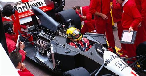 F1 1991 Amazing Photo Of Nude Ayrton Senna S Mclaren MP4 6 At The