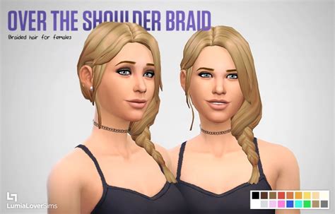 Sims 4 Braid Bun