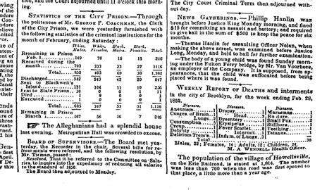 Data Tables And Foil Requests In The New York Times Circa 1850