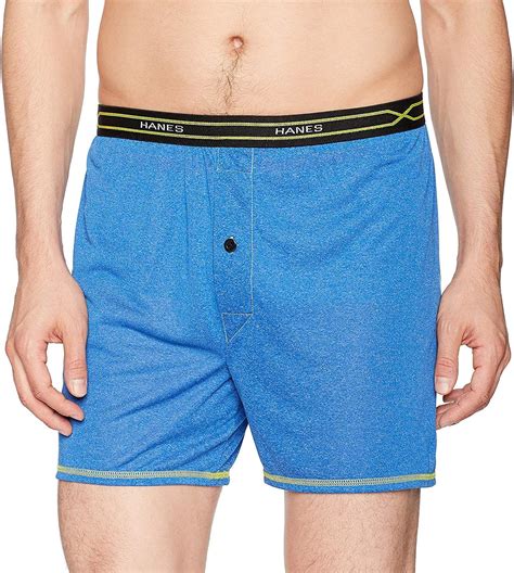 Hanes Mens X Temp Performance Cool Light Weight Boxers Assorted X