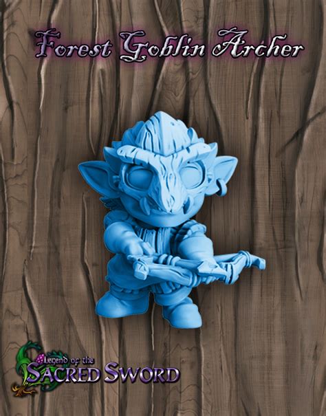 Forest Goblin Archer Sacred Forge Games Sacred Sword Miniatures