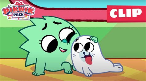 The Pikwik Pack Meets A Baby Seal 🎁 Pikwik Pack Season 1 🎁 Wallys Pup