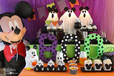 Trick Or Treat A Mickey Halloween Party Michelles Party Plan It