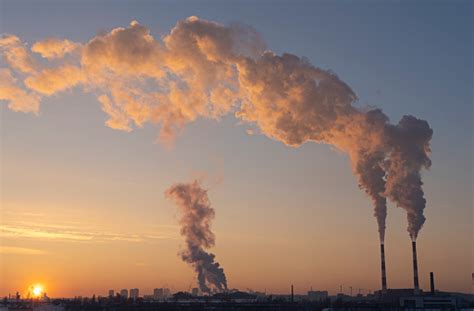 Environmental Pollution Global Warming Climate Change Stock Photo