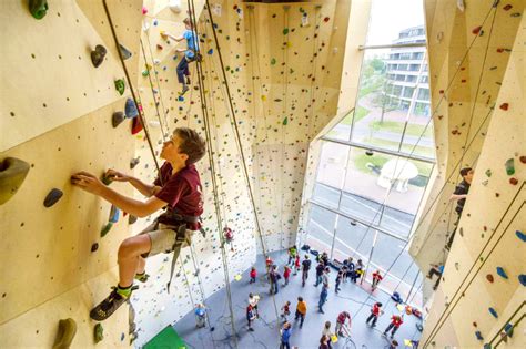 Nl Architects Spordtgebouw Combines 8 Gyms And A Climbing
