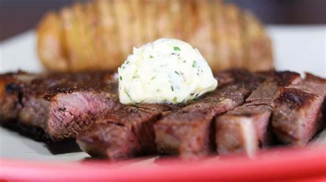 Ribeye Steak With Garlic Herb Butter Beef Recipes