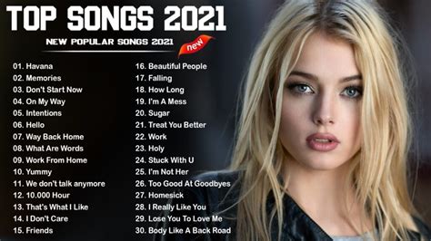 Newest English Songs 2021( New Track 2021 ) - Pop Music 2021 New Track ...