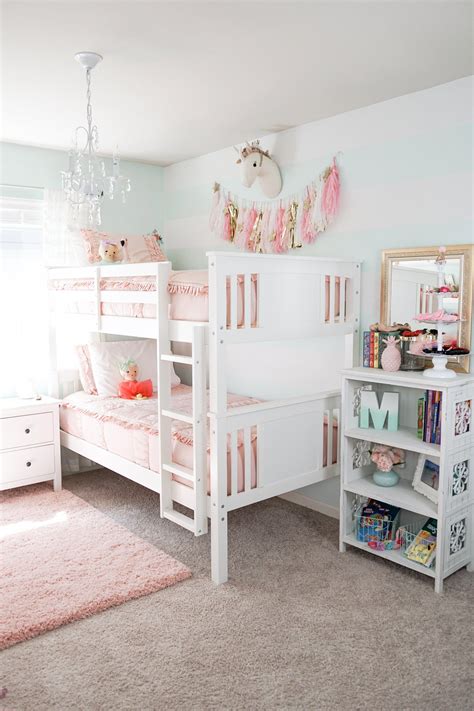 small shared girls bedroom ideas design corral