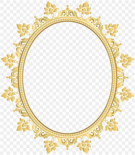 Borders And Frames Picture Frames Oval Clip Art Png 6957x8000px