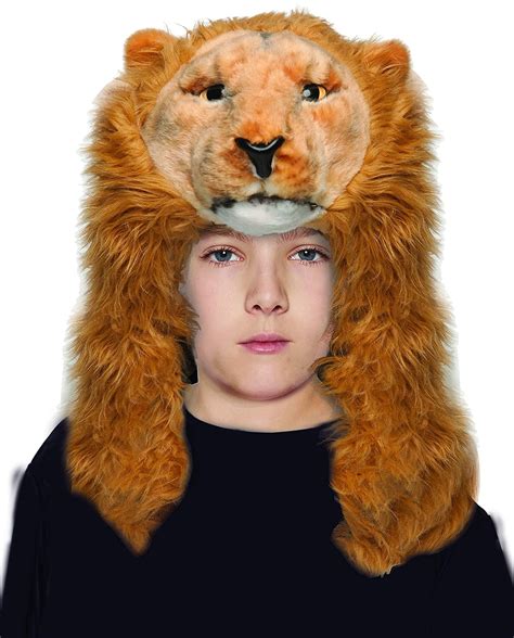 Lion Adult Costume Animal Headpiece One Size