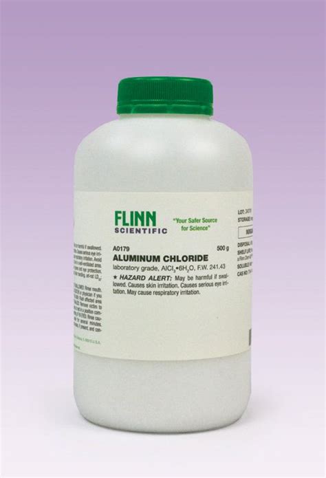 Aluminum Chloride Laboratory Grade 500g Flinn Scientific