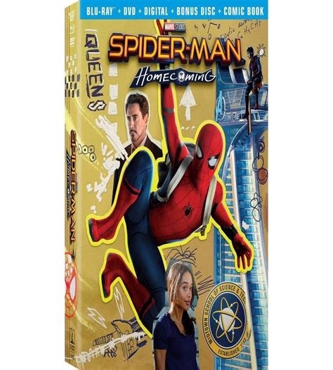 Spider Man Homecoming Blu Ray Exclusives Swinging To Stores Near You