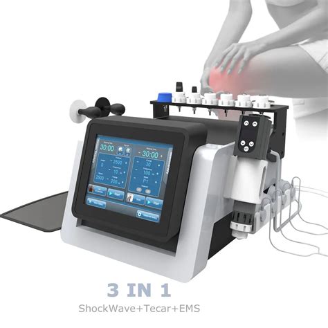 3 In 1 Tecar Shock Wave Diathermy Machine For Full Body Pain Relief And