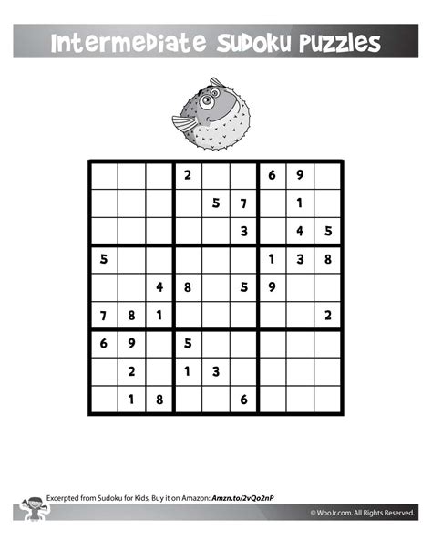 Easy 9x9 Sudoku Puzzles Woo Jr Kids Activities Sudoku Printable