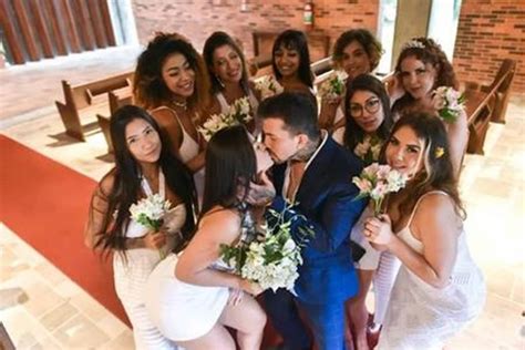brasileiro viraliza no exterior após se casar com 9 mulheres metrópoles
