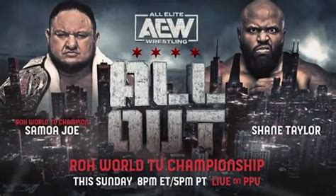 Aew Announces Roh Tv Title Match For All Out Pwmania Wrestling