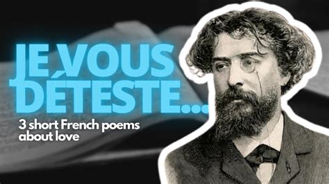 3 Short French Poems About Love 📚 Reading In French Series Youtube