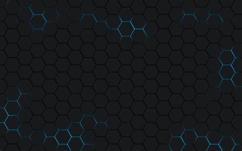 Black And Blue Hexagon Background Free Template Ppt Premium Download 2020