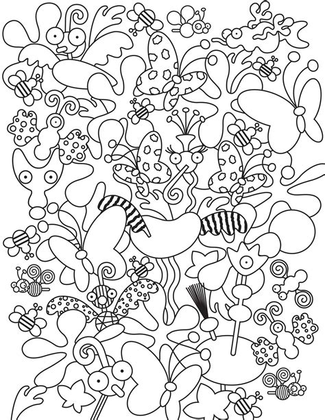 Doodle Art Coloring Coloring Pages