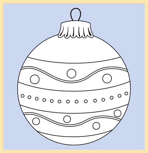 Printable Free Printable Christmas Ornament Patterns Printable Templates