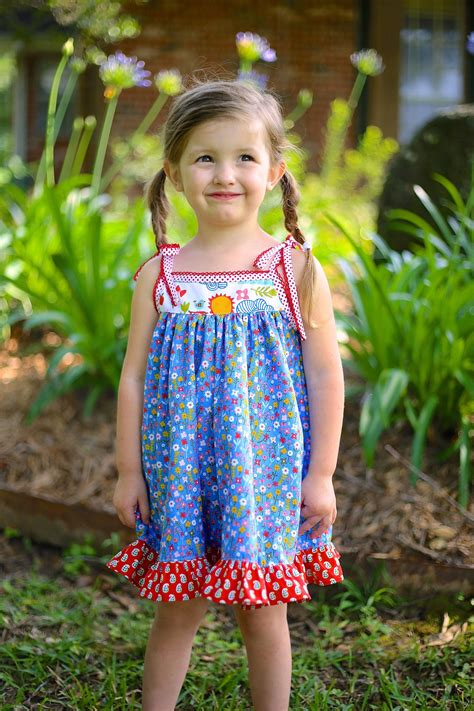 Sweet As Pie Tunic And Dress Girls Pdf Sewing Patterns Simple