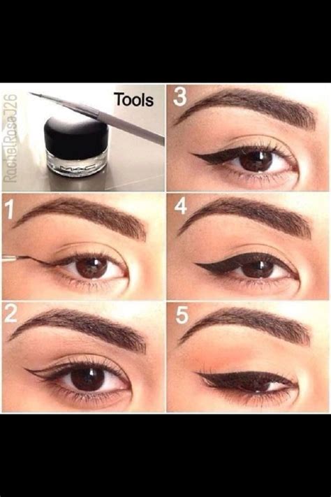 Step By Step Easy Wing Eyeliner Tips 💜😊 Cat Eye Makeup Tutorial Cat