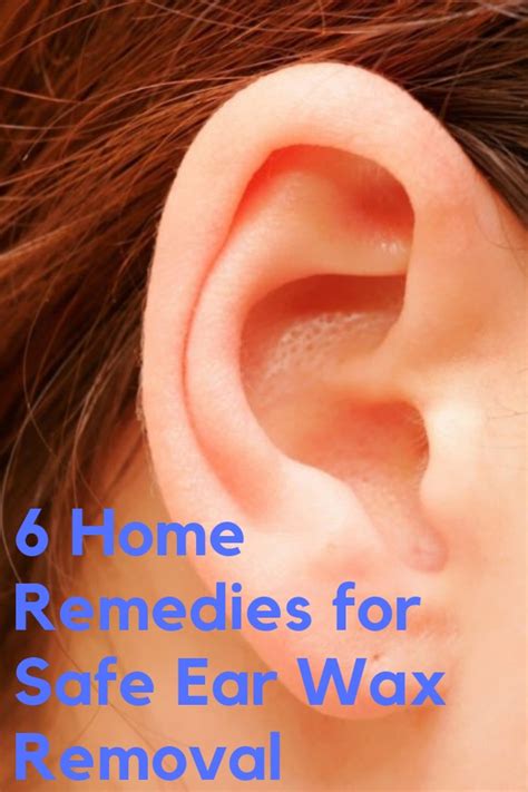 Good intentions to keep ears clean may weaken the ability to hear. 6 Home Remedies for Safe Ear Wax Removal