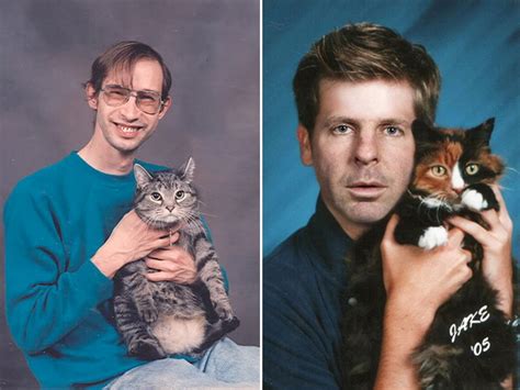 The Worlds Greatest Pictures Of Men Posing With Cats