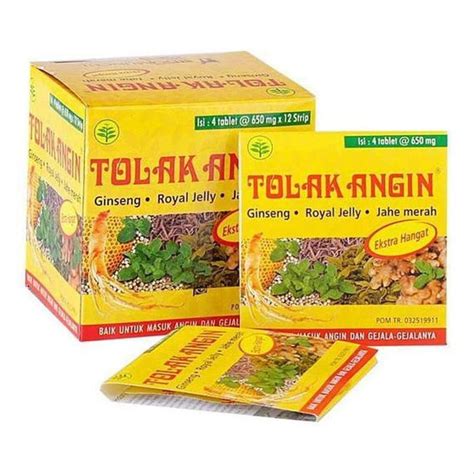 Jual Tolak Angin Tablet Strip Herbal Shopee Indonesia