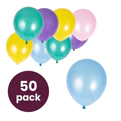 Pastel Latex Balloons 50 Pack Hobbycraft