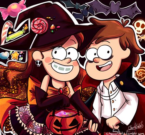 Happy Halloween Guys ~ Spooky Mystery Twins Gravity Falls Dipper Gravity Falls Art Gravity