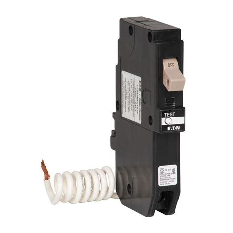 Eaton Type Ch 20 Amp 1 Pole Ground Fault Circuit Breaker At