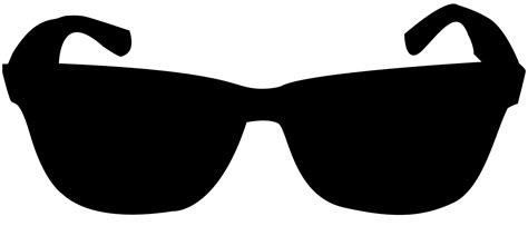 Sunglasses Outline Clip Art Free Vector In Open Offic