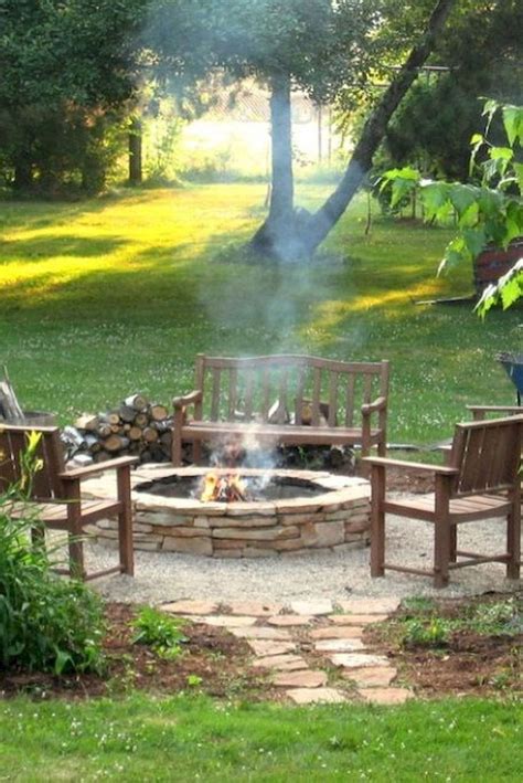 49 Simple Backyard Fire Pit Ideas Outdoor Diy