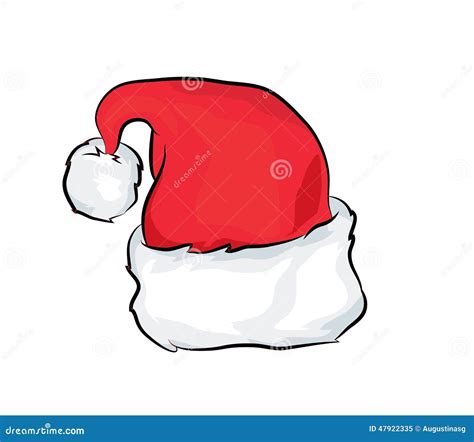 Christmas Hat Cartoon Stock Illustration Image 47922335