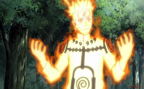 Naruto Nine Tails Chakra Mode Animeipics