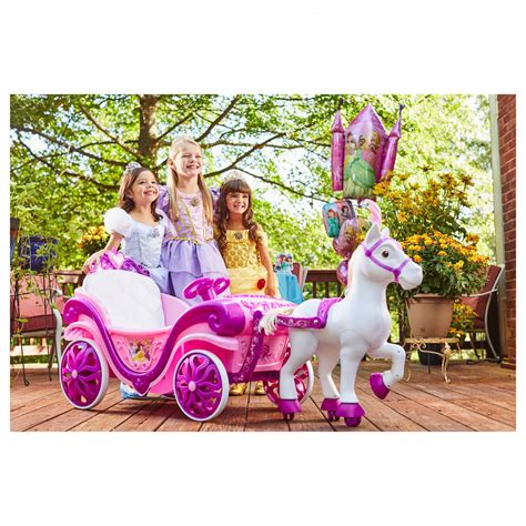 Disney Princess Royal Horse Carriage 6 Volt Electric Ride On At Toys R