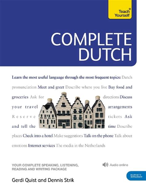 Complete Dutch Beginner To Intermediate Course By Gerdi Quist Book