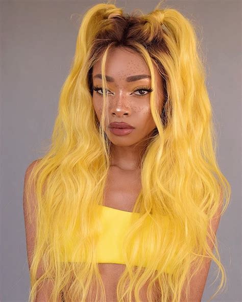Everydaywigs Yellowhair Yellow Hair Color Green Hair Pastel