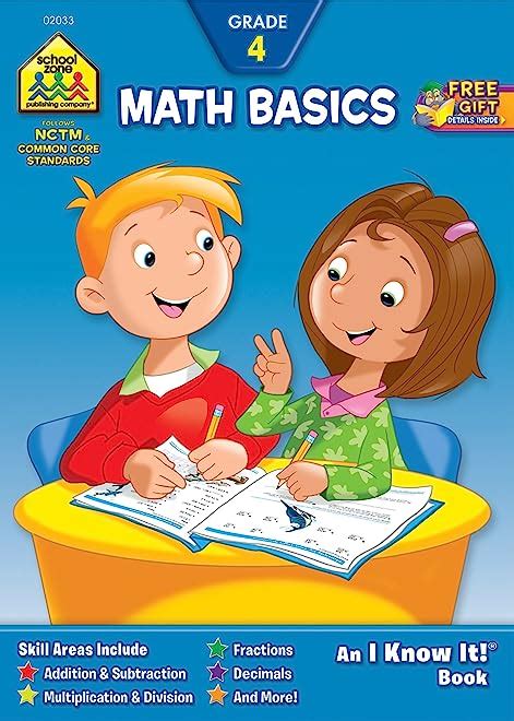Pdf Epub 📖 School Zone Math Basics 4 Workbook 32 Pages Ages 9